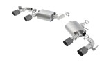 Borla ATAK Axle-Bacl Exhaust System with Dual Mode Valves for 2016-21 Chevy Camaro SS V8 AT/MT