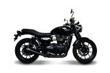 Termignoni Conical 2-1 Black Stainless Full System Street Twin 900 (16-20) - (MPN# T00909400BBX)