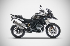 ZARD EXHAUST - Racing Slip On with Carbon Fiber End Cap for 2019+ BMW R1250GS (MPN # ZBMW523SSR-F...