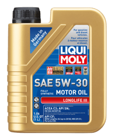 LIQUI MOLY Longlife III Motor Oil SAE 5W-30 - 1L