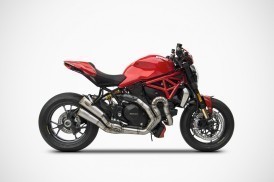 ZARD Full Exhaust for 2014-16 Ducati Monster 1200 S side
