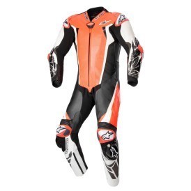 Alpinestars Racing Absolute V2 one-piece leather suit cardinal