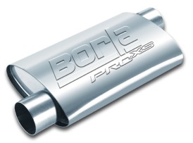 Borla Pro-XS Universal Muffler 2in Tubing 14in x 4in x 9.5in Oval Offset