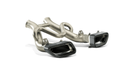 Akrapovic 12-14 McLaren 12C/12C Spyder Slip-On Line (Titanium) w/ Carbon Tips