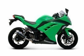 Termignoni Relevance Stainless/Carbon Slip-On for 2012-17 Kawasaki Ninja 300