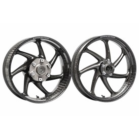 Thyssenkrupp Carbon - Style 1 Braided Carbon Fiber Wheels for Ducati Panigale 1199 / 1299 / V2 / V4 / Streeetfighter