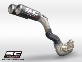 SC Project double CR-T M2 Half 2-1-2 titanium system for Ducati Streetfighter V4 / V4S / V4 SP