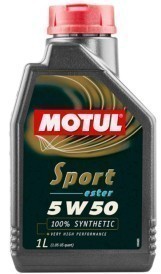 Motul Sport 5W50 API SM/CF Synthetic Engine Oil