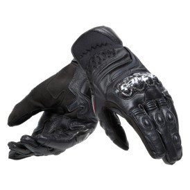 Dainese Carbon 4 Short Motorcycle Leather Gloves Black