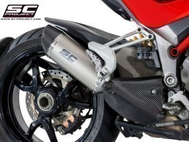 SC Project Oval Exhaust for Ducati Multistrada 1200, 1260 Titanium