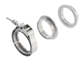 Borla Universal 2.5in Stainless Steel 3pc V-Band Clamp
