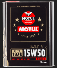 Motul 15W50 Classic 2100 Oil - 2L