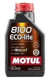 Motul Synthetic Engine Oil 8100 5W30 ECO-LITE