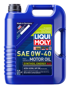 LIQUI MOLY Synthoil Energy A40 Motor Oil SAE 0W-40 - 5L