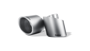 Akrapovic 08-17 Abarth 500/500C Tail Pipe Set (Titanium)