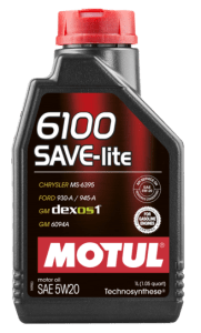 Motul Technosynthese Engine Oil 6100 SAVE-LITE 5W20 - Ford M2C 930-A 945-A API SN