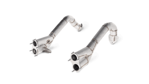 Akrapovic Link-Pipe Set (Titanium / Option 1) for 2020+ Porsche Cayman GT4 (718)