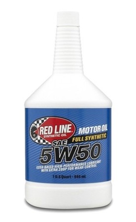 Red Line 5W50 Motor Oil Quart