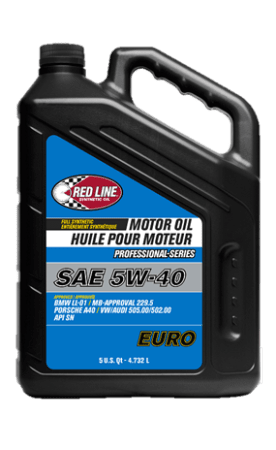 Red Line Professional Series Euro 5W40 Motor Oil