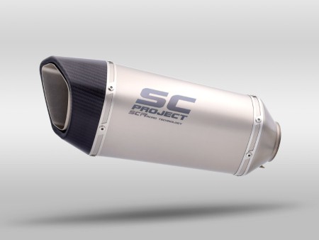 SC Project SC1-R De-Cat Exhaust for 2015-24 Yamaha YZF-R1, R1M Titanium 350mm