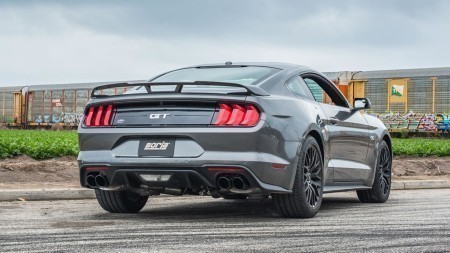 Borla S-Type Catback Exhaust System w/ Black Chrome Tips for 2018-21 Ford Mustang GT