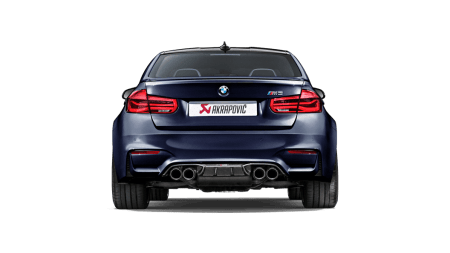 Akrapovic Rear Carbon Fiber Diffuser - High Gloss for BMW M3 (F80) 2014-18