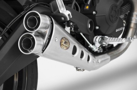 ZARD LOW MOUNTED RACING SLIP-ON for DUCATI MONSTER 797 2017-19 (MPN # ZD790SSR)