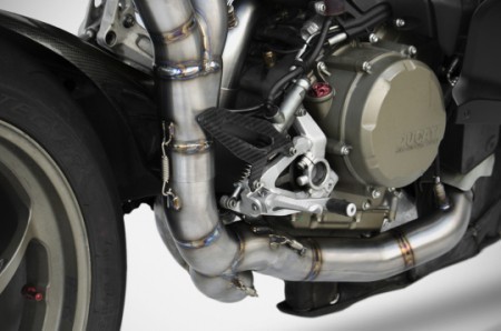 ZARD Full Titanium Racing Exhaust System for Ducati Panigale 1199 mid pipe
