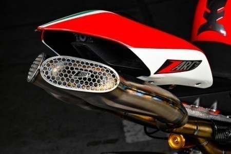 ZARD Racing Exhaust System for Ducati Panigale V4/V4S/V4R Full Kit cross section right