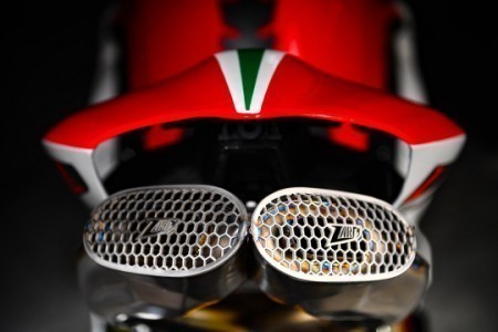 ZARD Racing Exhaust System for Ducati Panigale V4/V4S/V4R Full Kit cross section rear
