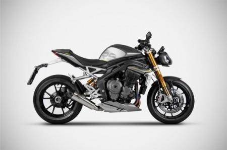 ZARD EXHAUST - Racing Slip On for Triumph Speed Triple 1200 RS and 1200RR (MPN # ZTP098S10TCR)