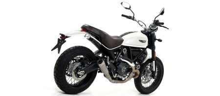 ARROW EXHAUST - Silencers & Mid-Pipe for 2017-20 Ducati Scrambler 800 & Monster 797