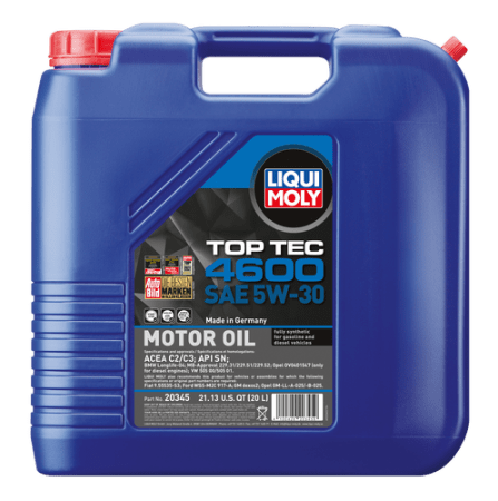 LIQUI MOLY Top Tec 4600 Motor Oil 5W-30 - 20L