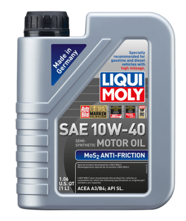 LIQUI MOLY MoS2 Anti-Friction Motor Oil 10W-40
