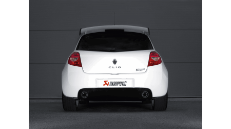 Akrapovic Slip-On Line (SS) w/ Carbon Tips for 2009-12 Renault Clio III RS 200