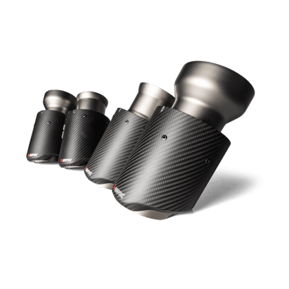 Akrapovic Slip-On Line (Titanium) with Carbon Tips for 2019-21 BMW X4 M (F98)