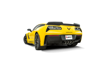 Akrapovic Slip-On Line (Titanium) w/Carbon Tips for 2014-19 Chevrolet Corvette Stingray/Grand Spo...