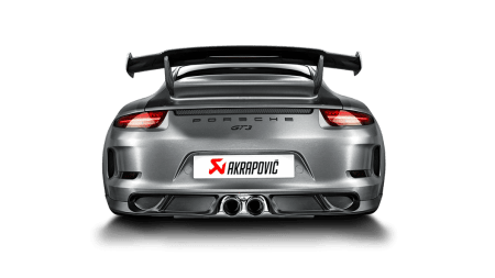 Akrapovic Matte Rear Carbon Fiber Diffuser for 2014-17 Porsche 911 GT3 (991)