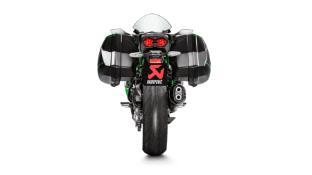 Akrapovic Slip-On Exhaust for Kawasaki H2 SX 2018-2021 - (MPN # S-K10SO21-HRAABL)