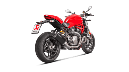 Akrapovic Slip-On Exhaust Ducati Monster 1200 / R / S / 821 - (MPN # S-D12SO8-RTBL)