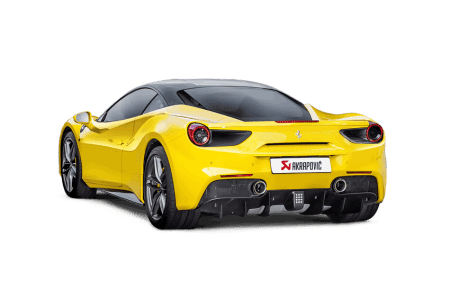 Akrapovic Slip-On Line (Titanium) w/ Carbon Tips for 2016-20 Ferrari 488 GTB/488 Spider
