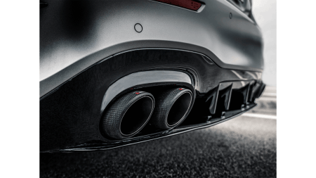 Akrapovic Slip-On Line (Titanium) w/Titanium Tips for 2019+ Mercedes-Benz A35L AMG (Z117 / Non-OPF)