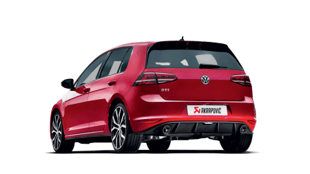 Akrapovic Slip-On Line (Titanium) w/ Carbon Tips for 2013-17 Volkswagen Golf GTI (VII)