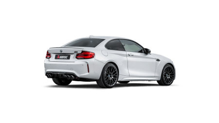 Akrapovic Slip-On Line (Titanium) w/Carbon Fiber Tips for 2018+ BMW M2 Competition/M2 CS (F87N)