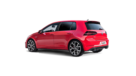 Akrapovic Slip-On Line (Titanium) w/ Carbon Fiber Tips for 2017+ Volkswagen Golf GTI (MK7)
