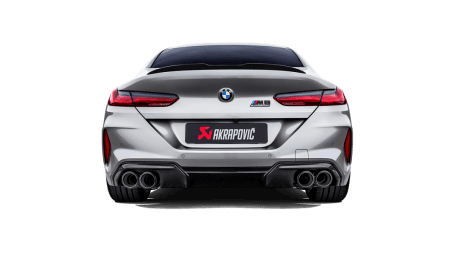 Akrapovic Slip-On Line (Titanium) w/Titanium/Carbon Fiber Tips for 2020+ BMW M8 Gran Coupe (F93) w/OPF