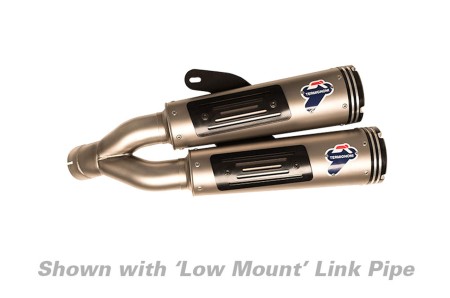 Termignoni Conical Dual Mufflers Stainless Slip-On 2016-20 BMW R NINET Low Mount only mufflers