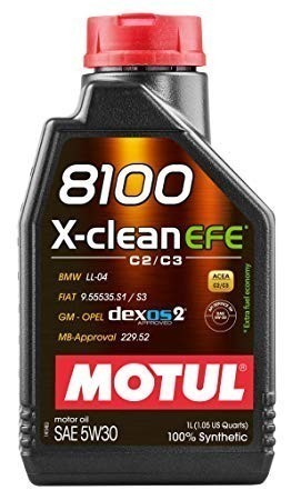 Motul 8100 5W30 X-Clean EFE Synthetic Engine Oil