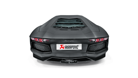 Akrapovic Slip-On Line (Titanium-Inconel) w/ Carbon Titanium Tips for 2011-17 Lamborghini Aventad...