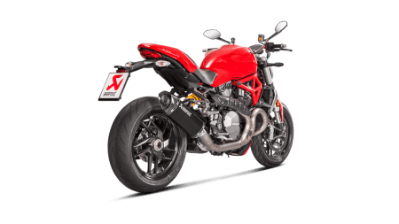 Akrapovic Slip-On Exhaust Ducati Monster 1200 / R / S / 821 - (MPN # S-D12SO8-RTBL)
